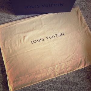 Louis Vuitton large dust bag for a duffel bag